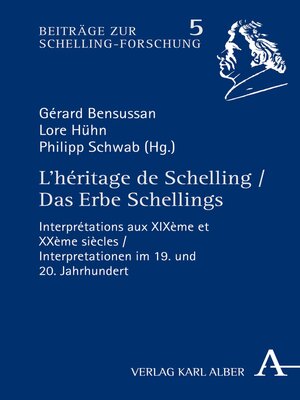 cover image of L'héritage de Schelling / Das Erbe Schellings
